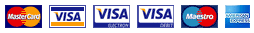 We take all major credit and debit cards